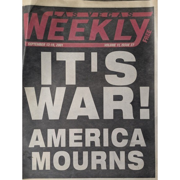 Vintage Las Vegas Weekly Magazin Set - Y2k to Post 9/11 Era - Picture 2 of 6